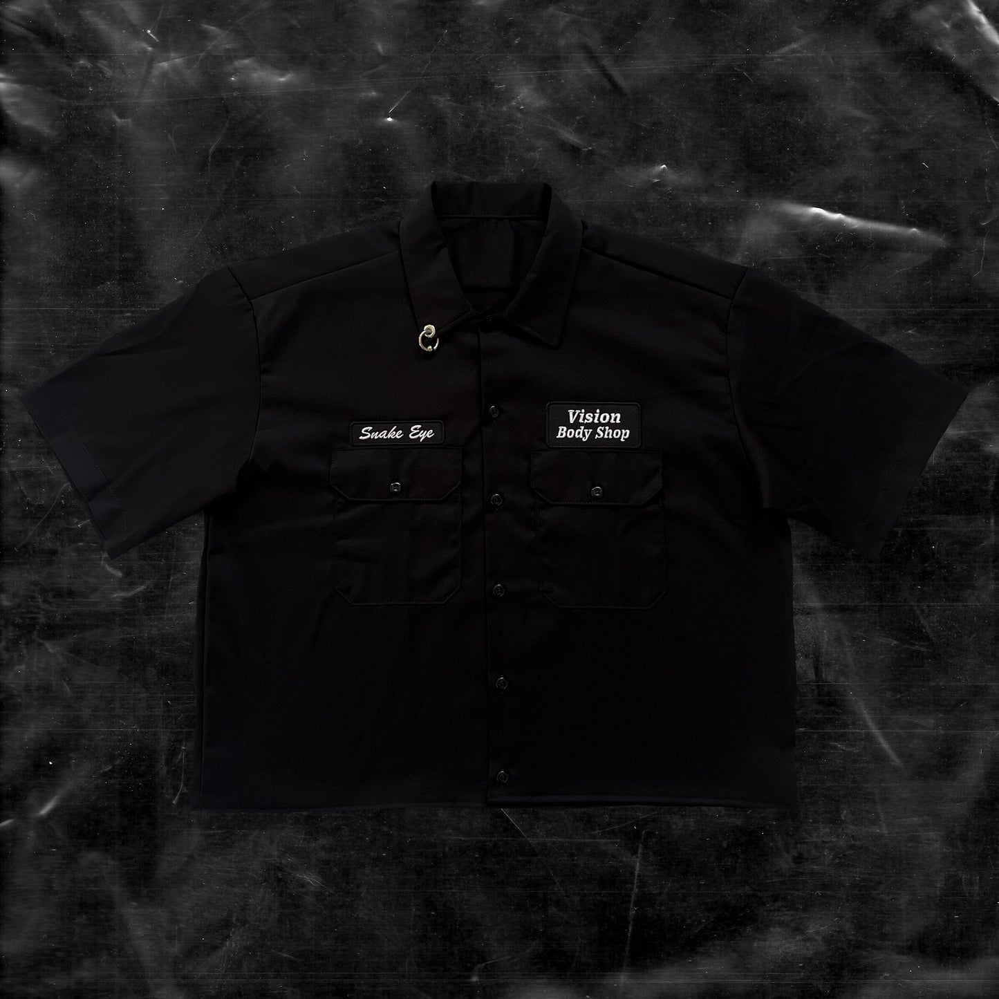 "JACKY BOY" CROPPED WORK SHIRT
