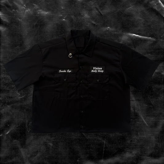 "JACKY BOY" CROPPED WORK SHIRT